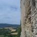 Le chateau et les monts du Vaucluse.